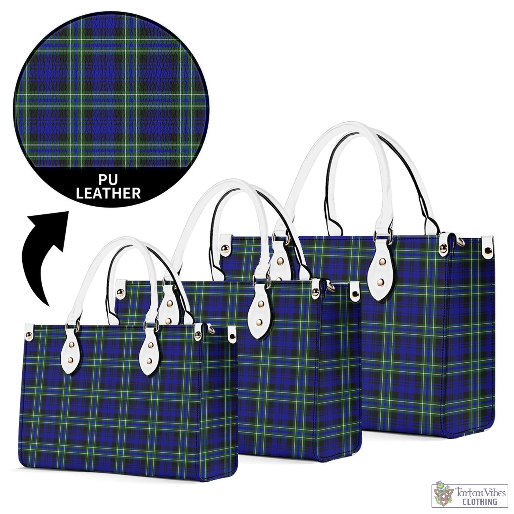 Arbuthnot Modern Tartan Luxury Leather Handbags
