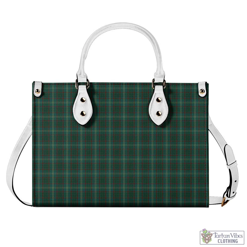 Armagh County Ireland Tartan Luxury Leather Handbags