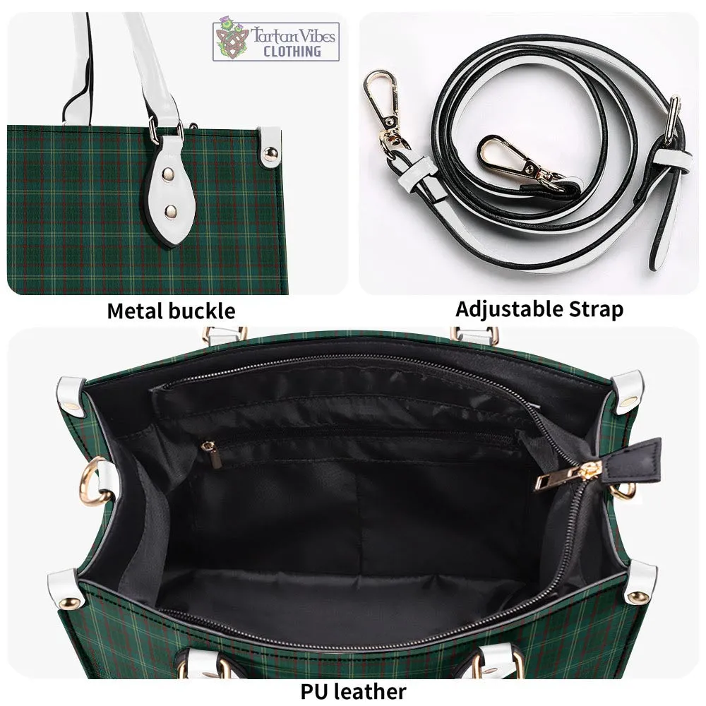 Armagh County Ireland Tartan Luxury Leather Handbags