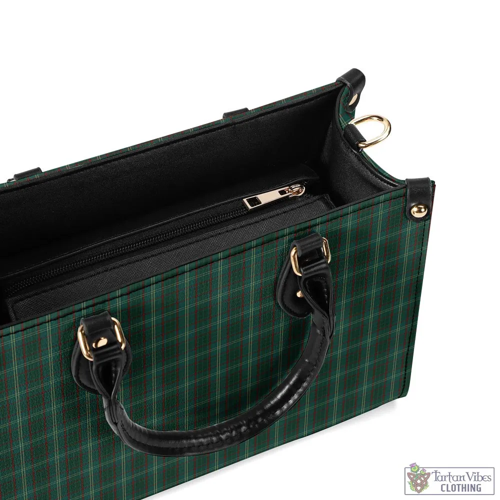 Armagh County Ireland Tartan Luxury Leather Handbags