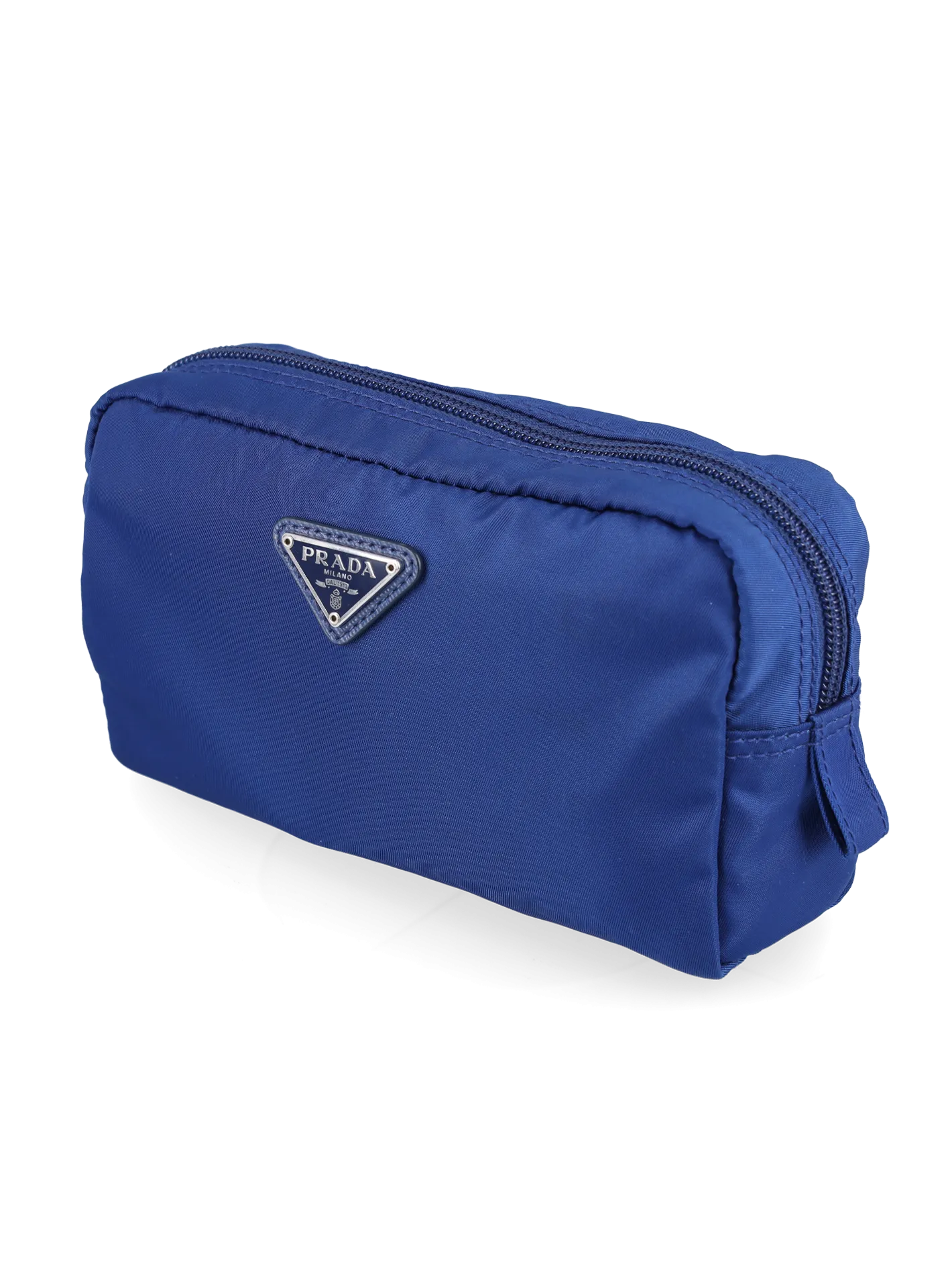 logo-embellished cosmetics case