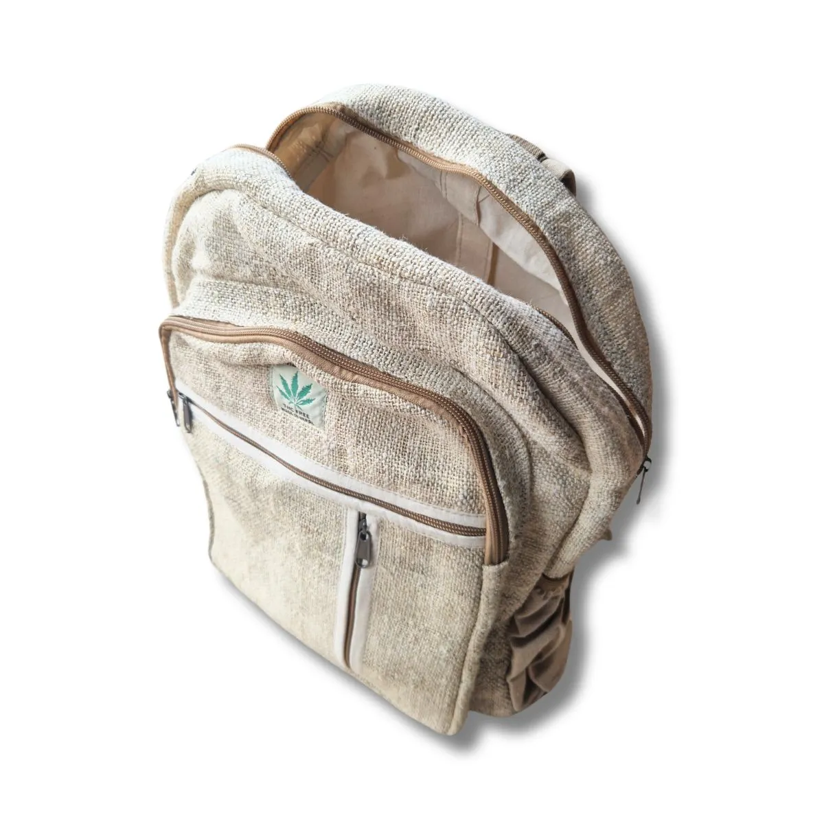 natural hemp rucksack
