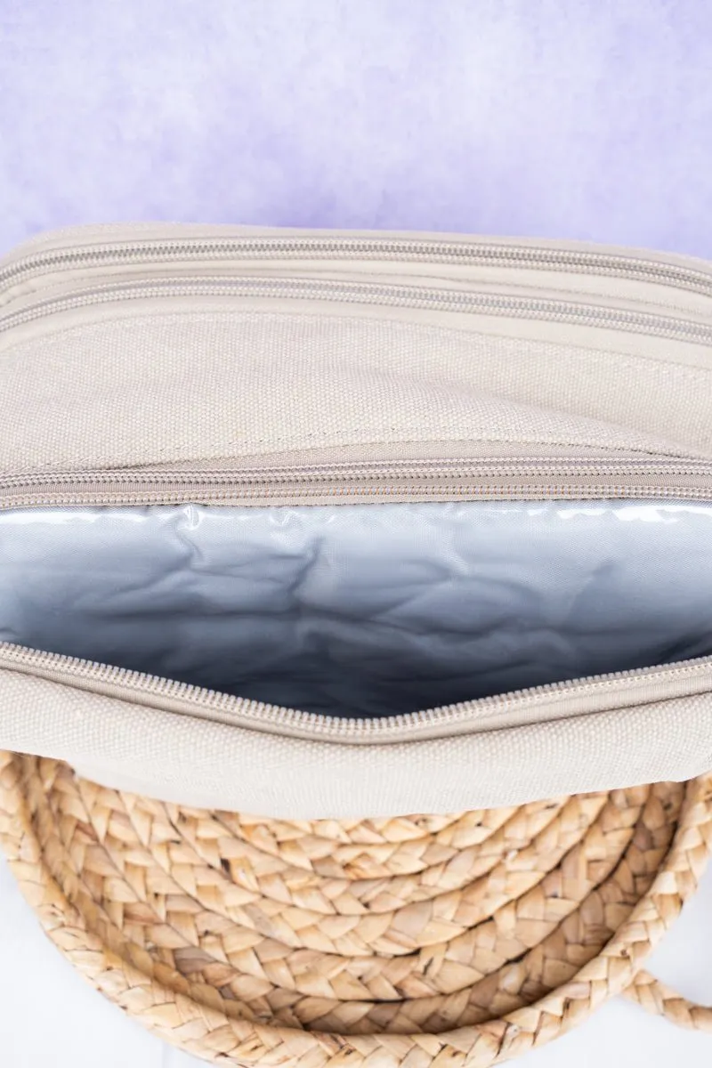 NGIL Beige Travel Ready Toiletry Bag