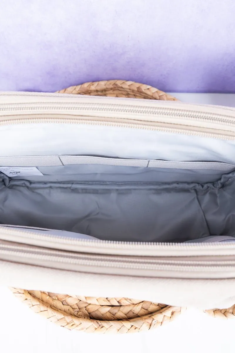NGIL Beige Travel Ready Toiletry Bag