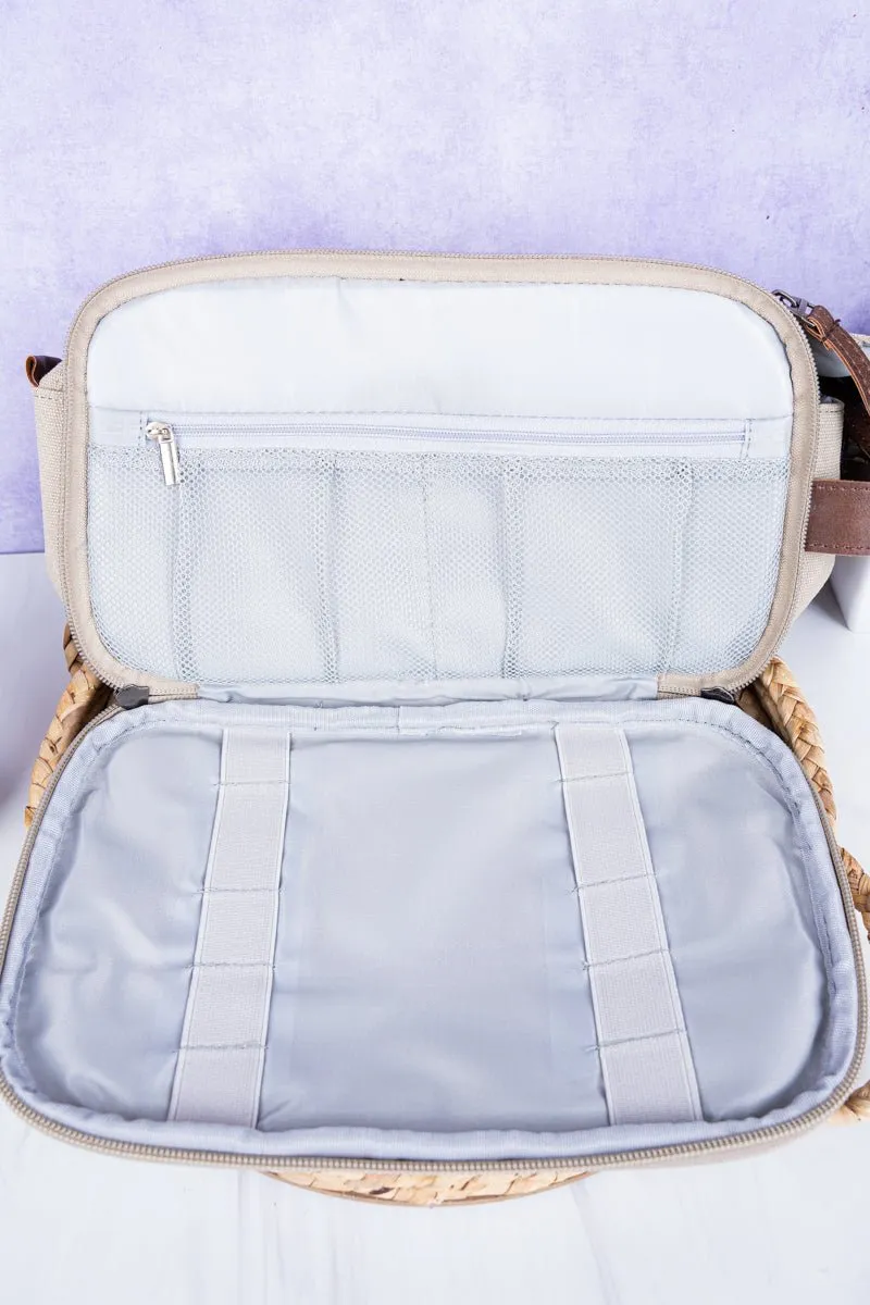 NGIL Beige Travel Ready Toiletry Bag