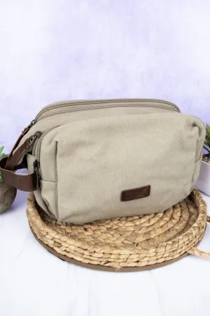 NGIL Beige Travel Ready Toiletry Bag