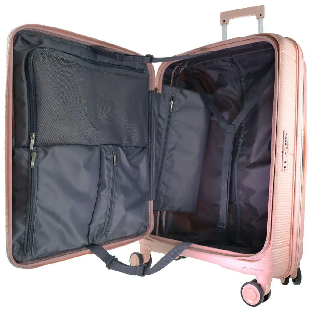 Pierre Cardin Hard Shell Suitcase Medium 69cm - Blush
